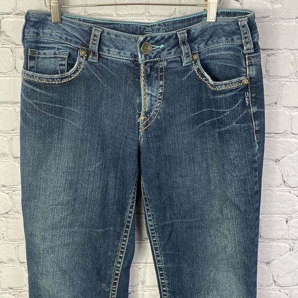 Silver Suki Jeans Bootcut Size 32 - Picture 2 of 12